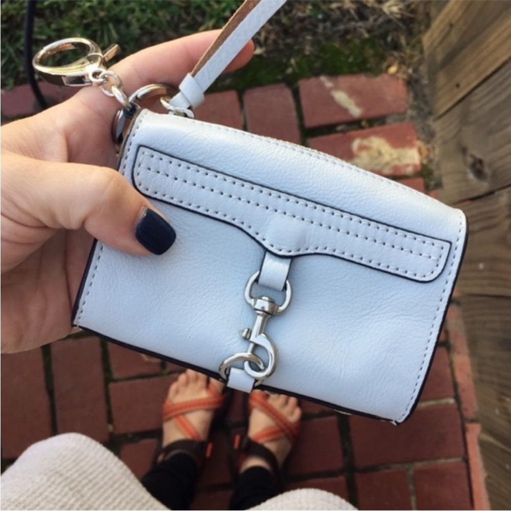 Rebecca Minkoff Light Blue Leather Wallet
